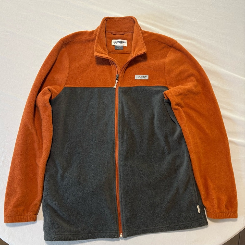 Magellan Outdoors Men's Orange and Gray Jacket